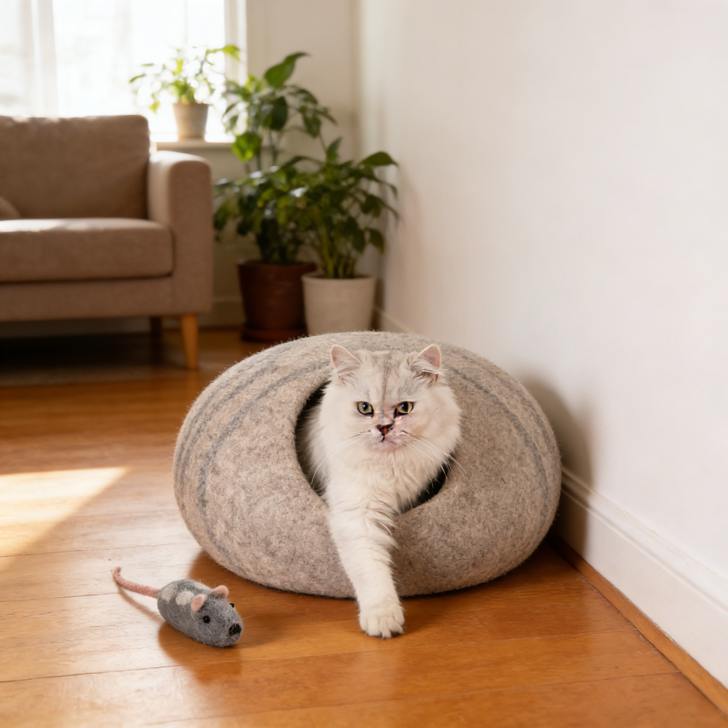 Cat Cave Bed Felt House