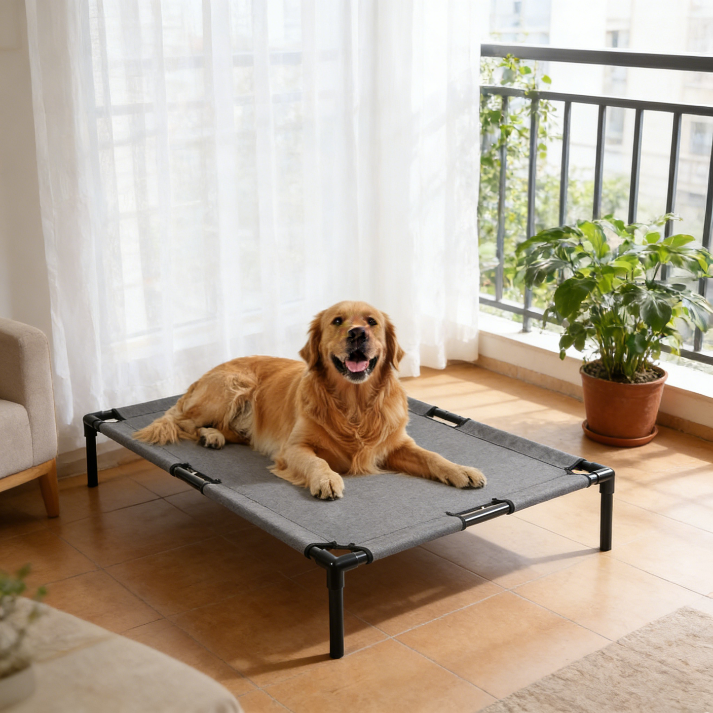 Elevated Cooling Dog Bed