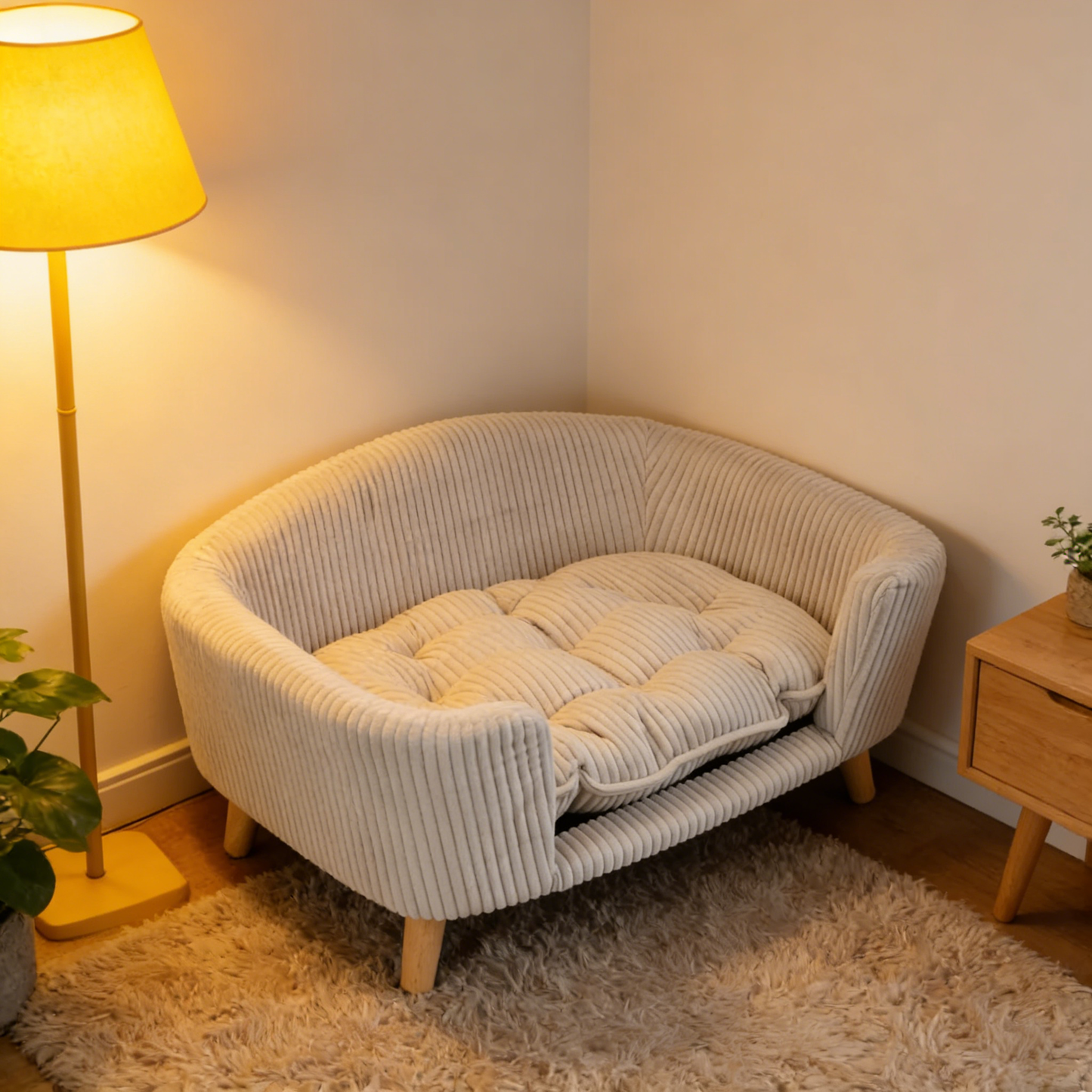 Luxury Plush Dog Sofa