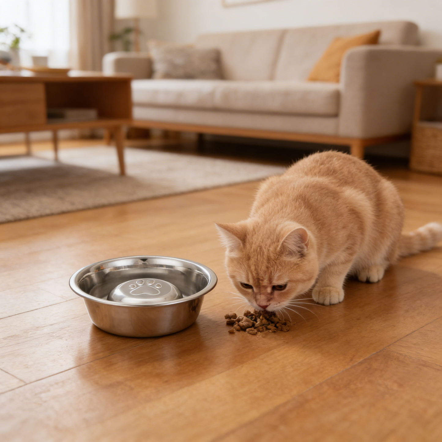Stainless Steel Slow Feed Bowl