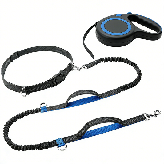 Hands Free Running Leash - Premium Quality White Background